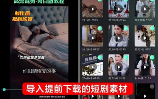 安康短视频剪辑电话 剪辑小白必藏！3个AI工具日产30条短视频，播放破百万